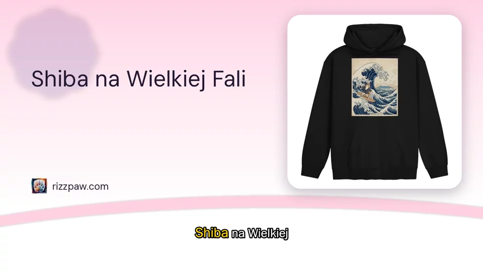Bluza Great Wave Shiba